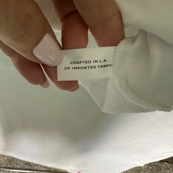 NWT Madewell White Premium Standard 01 The Shrunken Tee – Size XXS - Picture 12 of 13